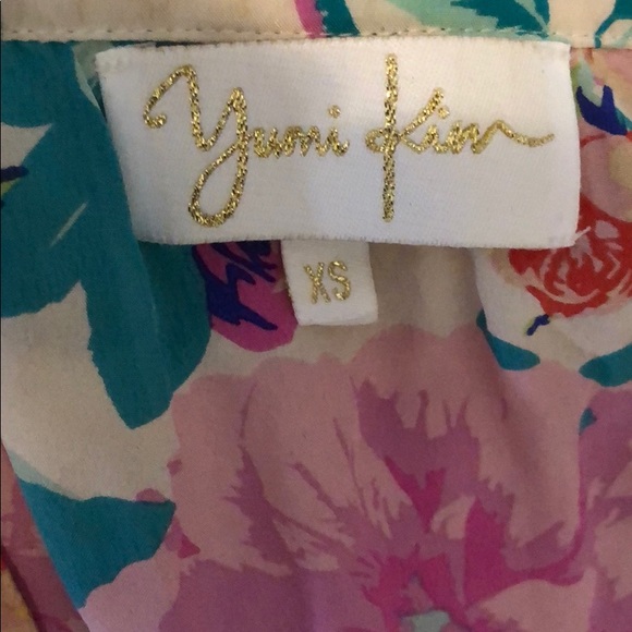 YUMI KIM FLORAL SILK ROMPER - Picture 3 of 3